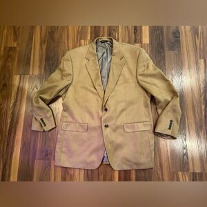 Vintage Ralph Lauren 100% polyester Two Button Mens Overcoat 44R